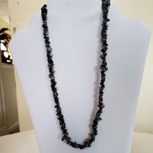 Precious stone necklace